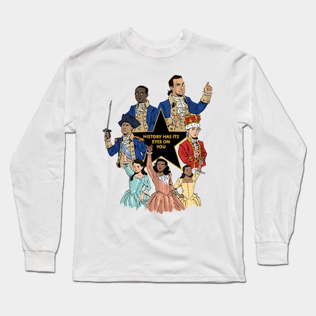 Hamilton Long Sleeve T-Shirt by ClairesGreetings